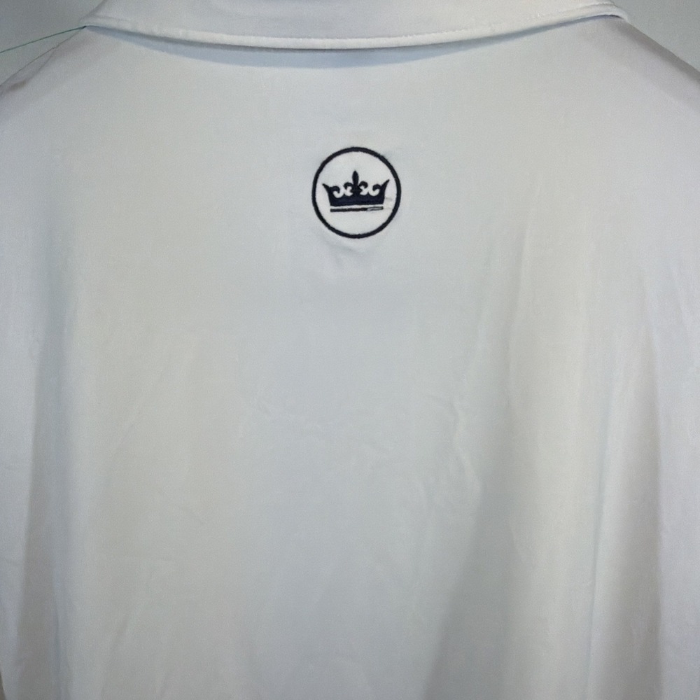 Peter Millar 121st US Amateur Oakmont Golf Polo Shirt White XL Summer Comfort - Picture 5 of 6